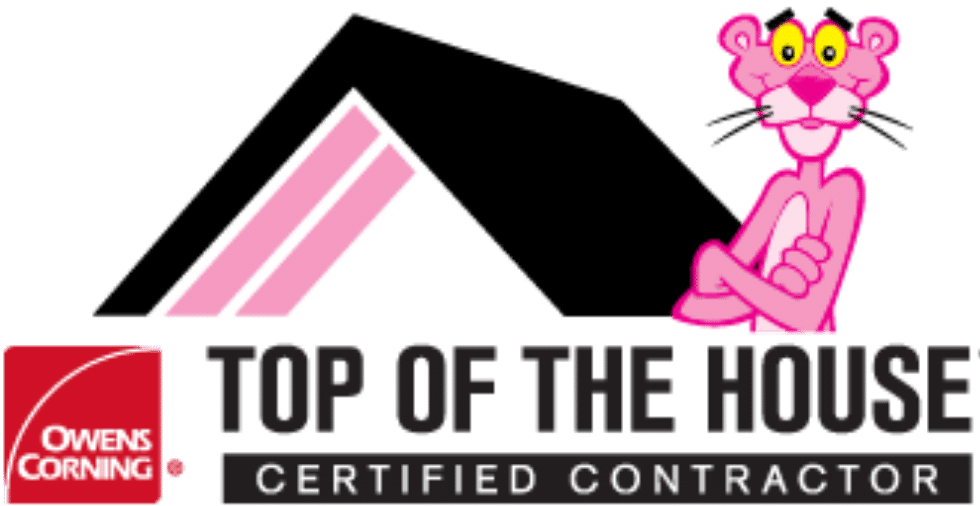 Owens Corning Top of the House Certified Contractor badge
