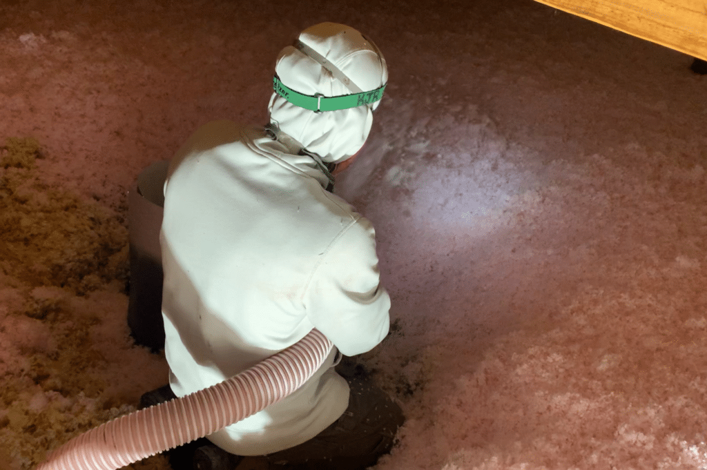 Basement insulation installed by York Home Performance